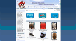 Desktop Screenshot of goalieheaven.com